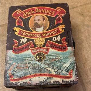 Vintage 1904 Jack Daniel's Collectible Tin Box